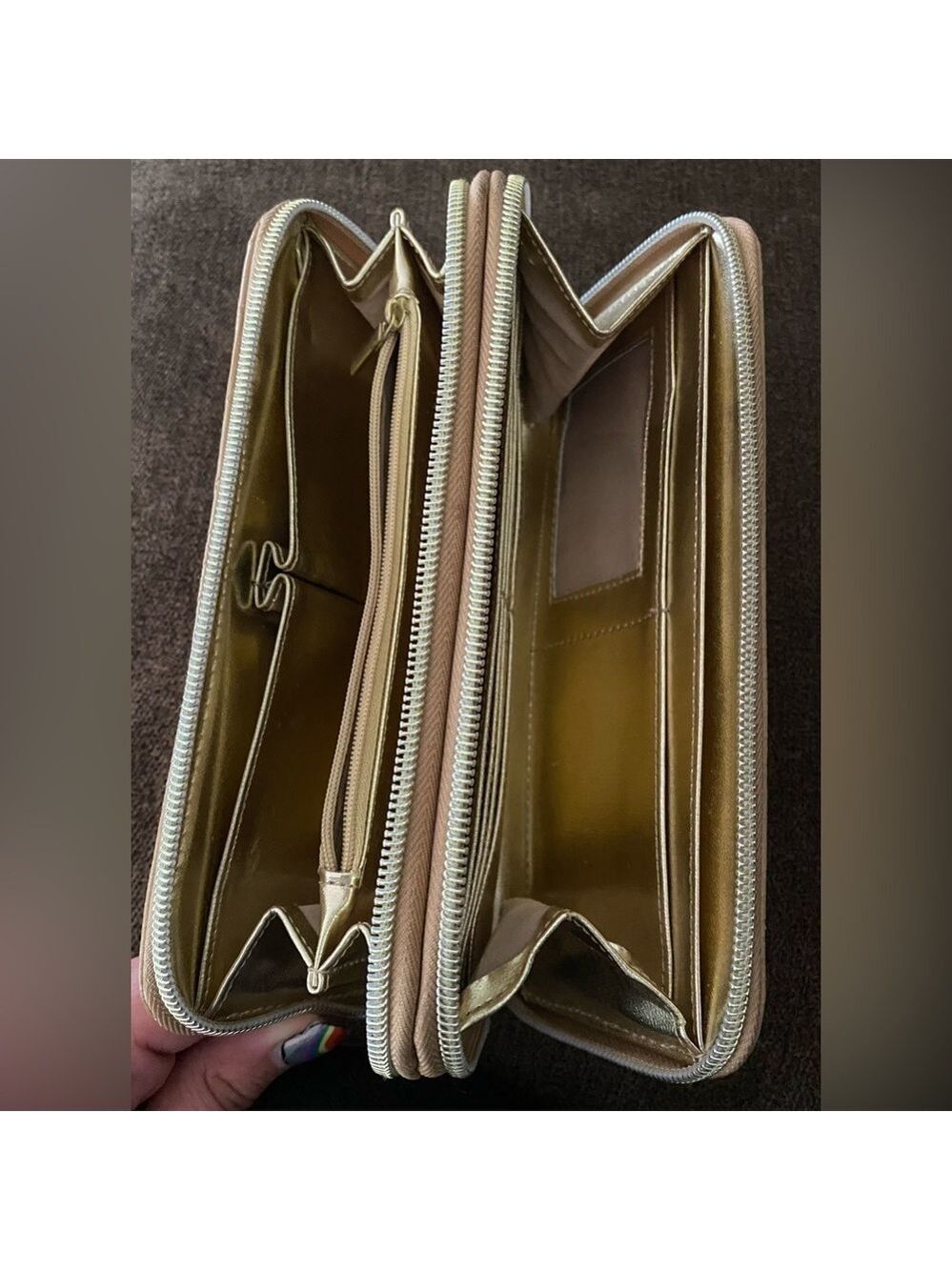 Steve Madden Python Beige Wallet - Picture 7 of 16